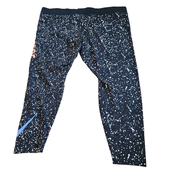 Nike Women's Sportswear Plus Size Leg-A-See High Waisted Leggings 3xl black pink - Picture 7 of 11